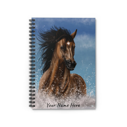 "A Splash Of Passion" Spiral Notebook - Ruled Line