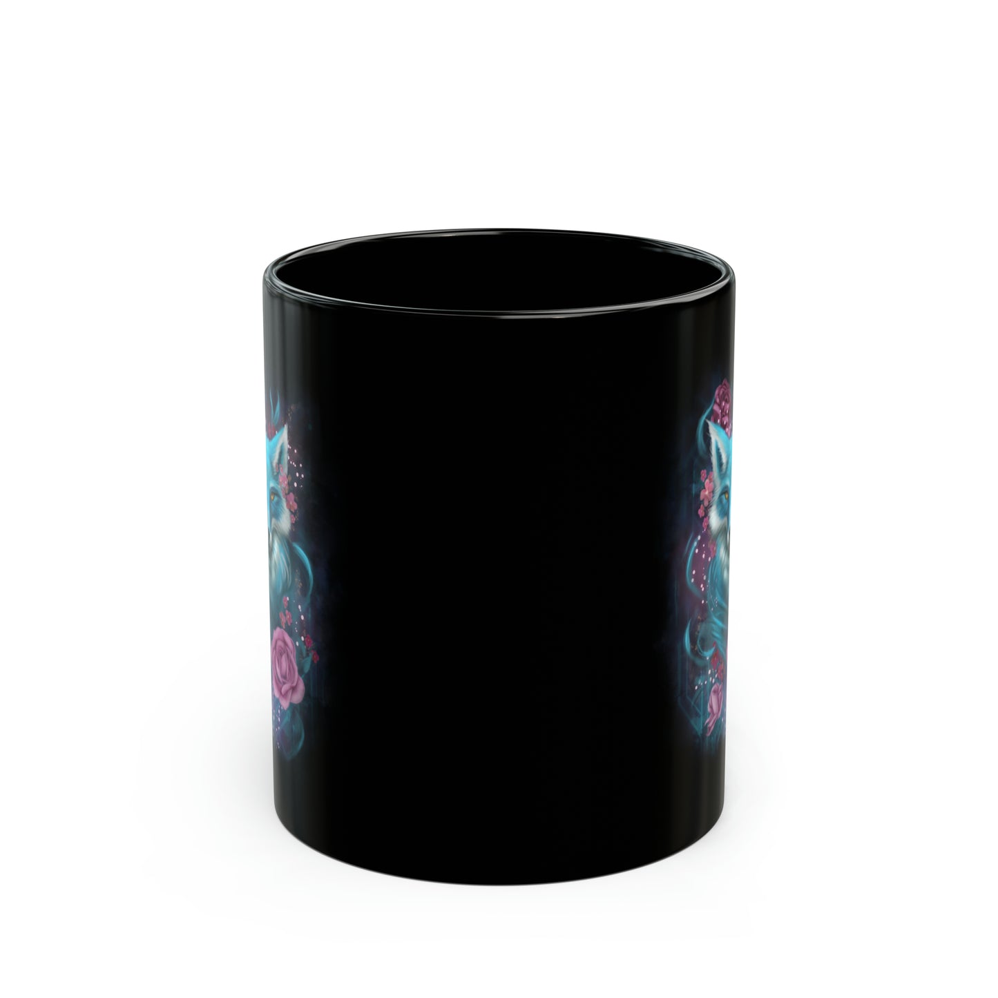 Deja Vu Black Ceramic Mug 11oz