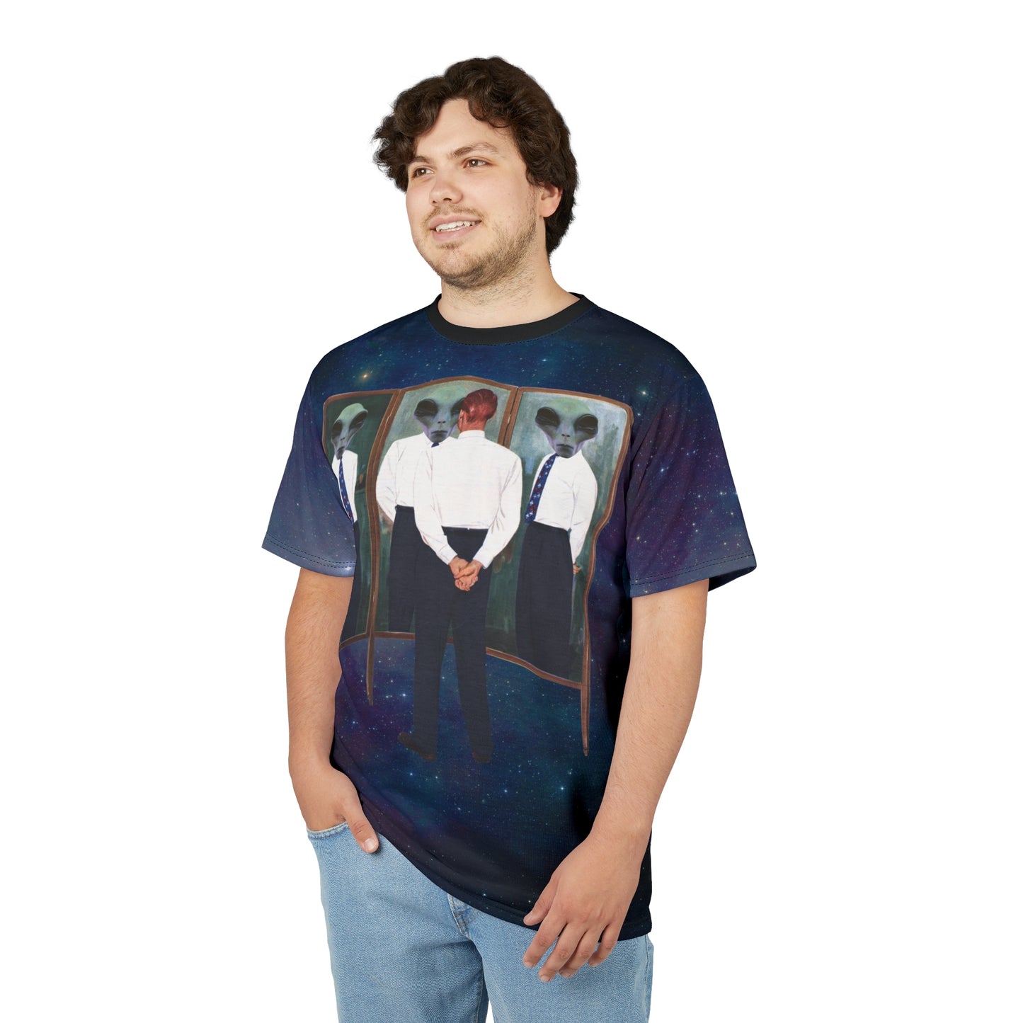 "Aliens Among Us" Unisex Cut & Sew Tee